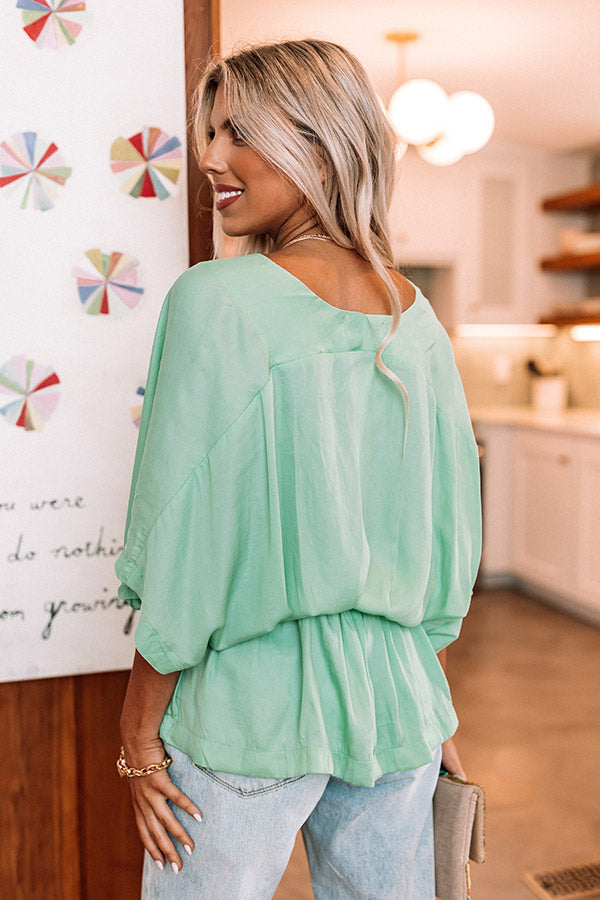 Stay Stunning Top In Mint