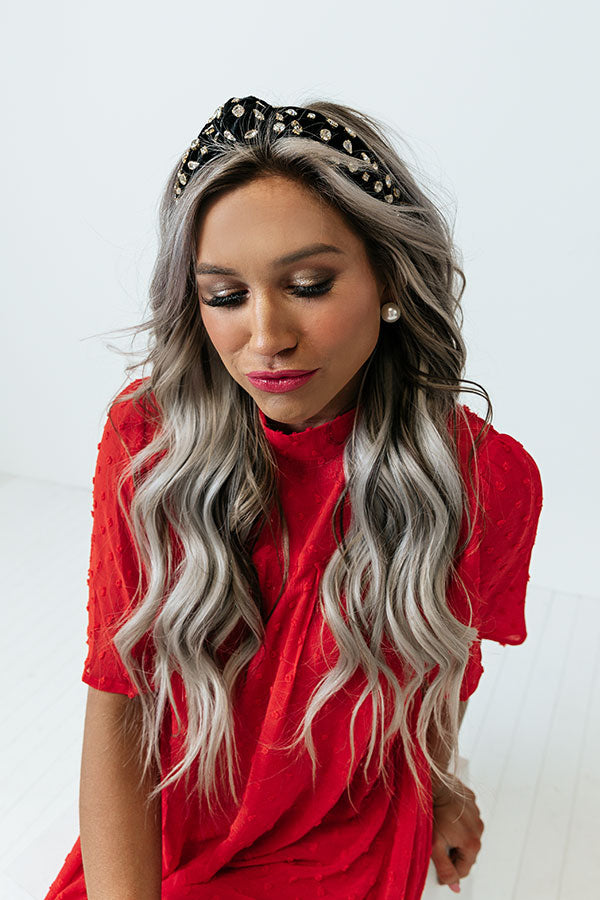 Pause And Reflect Headband In Black