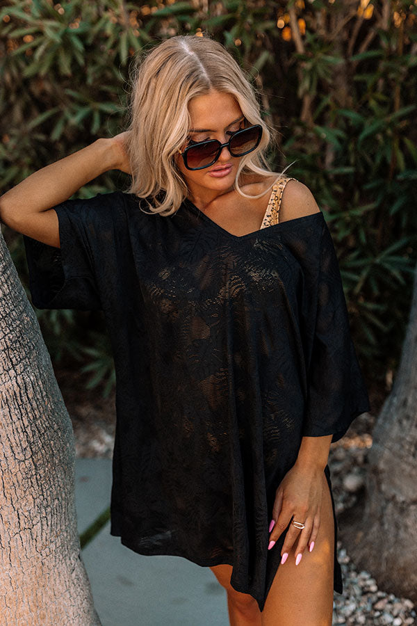 Take A Trip Shift Tunic In Black