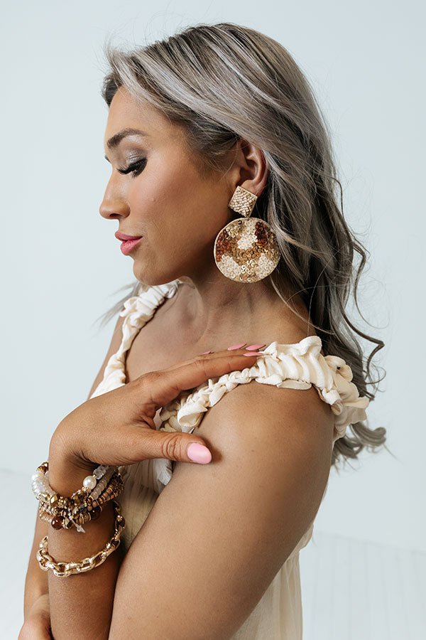 Reasons To Party Sequin Earrings