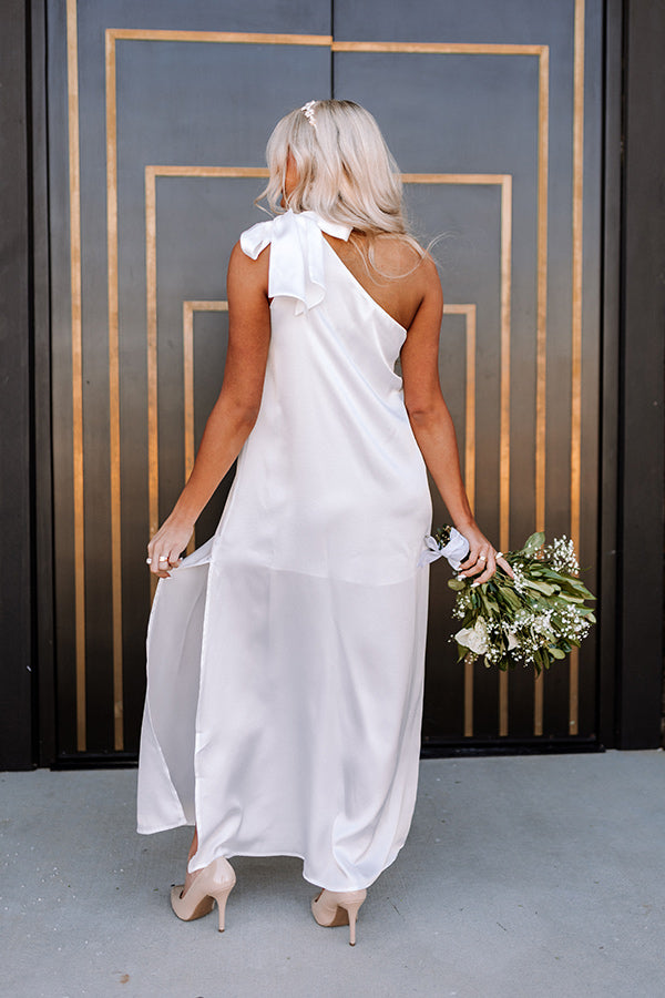 express white maxi dress Striped Tie Halter Maxi Dress