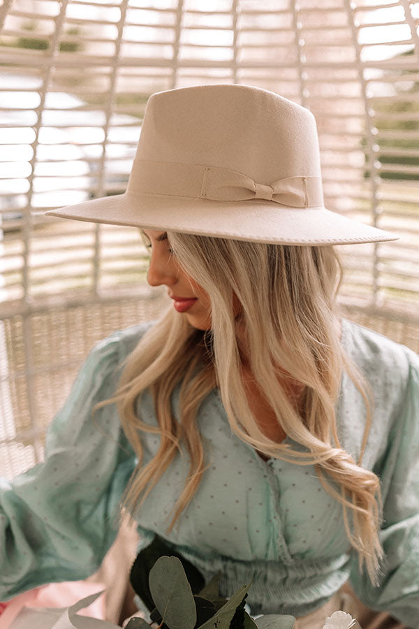 Swore To Forever Felt Fedora In Ivory