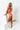 Jacuzzi Cutie High Waist Bikini Bottom in Neon Coral