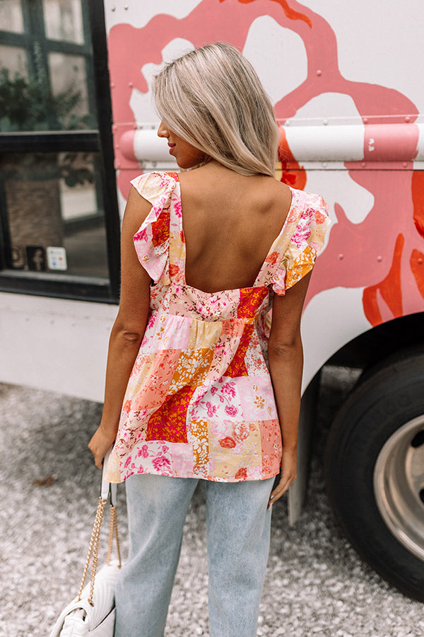 Shaken Or Stirred Colorblock Tank in Pink Image - 1