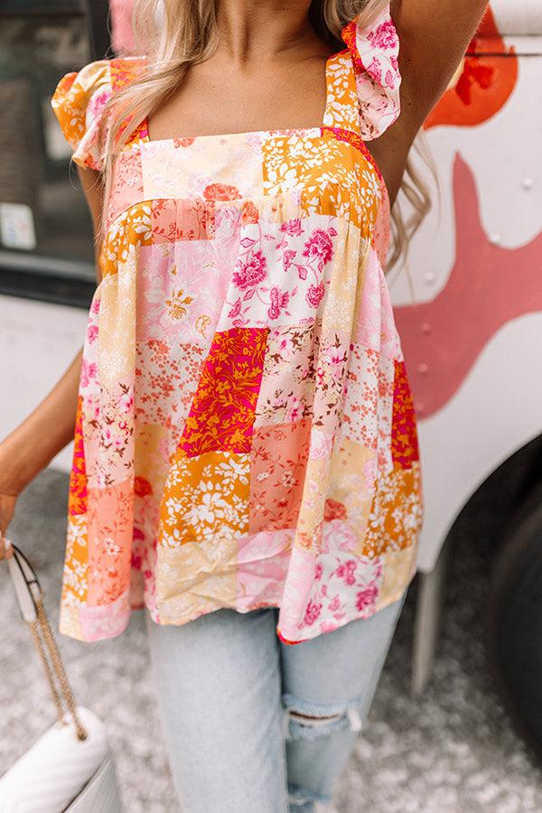 Shaken Or Stirred Colorblock Tank in Pink Image - 3