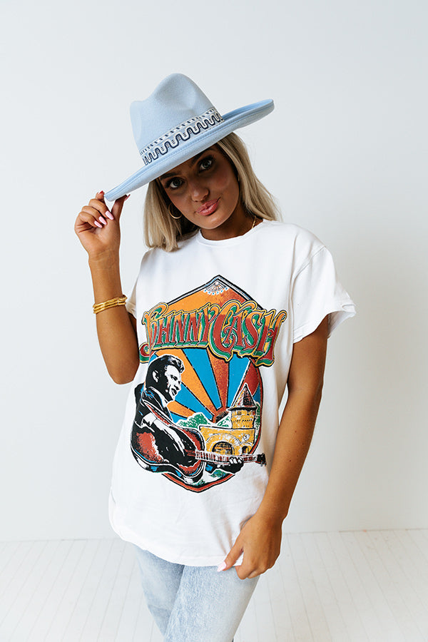 Johnny Cash Distressed Graphic Tee