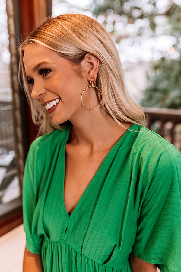 Visiting Cali Hoop Earrings