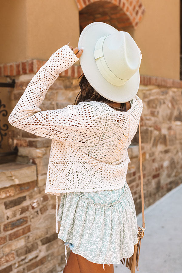 Send Me A Letter Felt Fedora In Mint