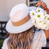 Send Me A Letter Felt Fedora In Ivory Image - 1