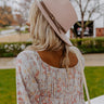 Country Cottage Felt Fedora In Blush Image - 1