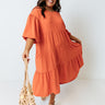 Blessings Everywhere Midi In Coral Curves Image - 1