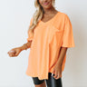 The It Crowd Shift Tee In Neon Coral Image - 1