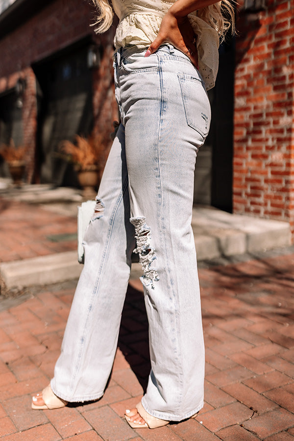 The Becks High Waist Distressed Flare