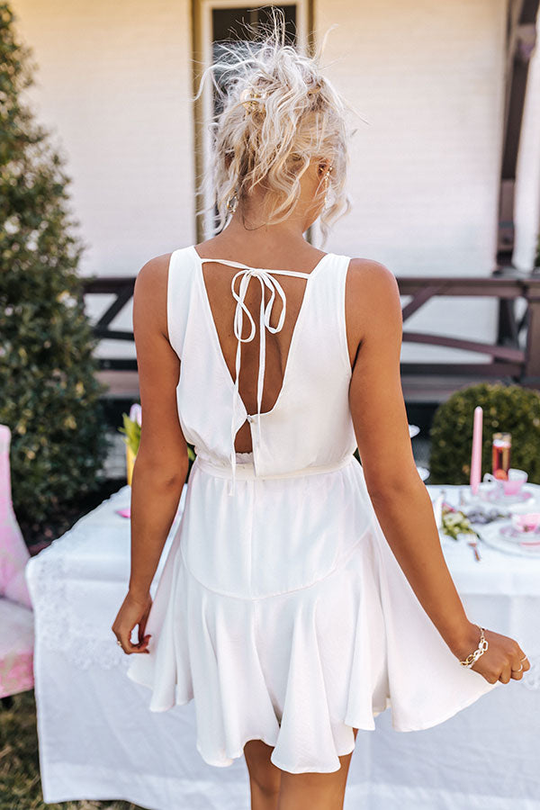 Bubbles At Brunch Dress In White Bubbles At Brunch Dress In White