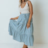 Farmers Market Meetup Gingham Skirt Image - 1