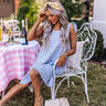 Coral Reef Cruise Gingham Dress Image - 1