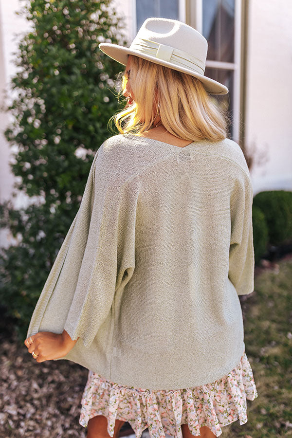 New Timezone Knit Cardigan In Pear