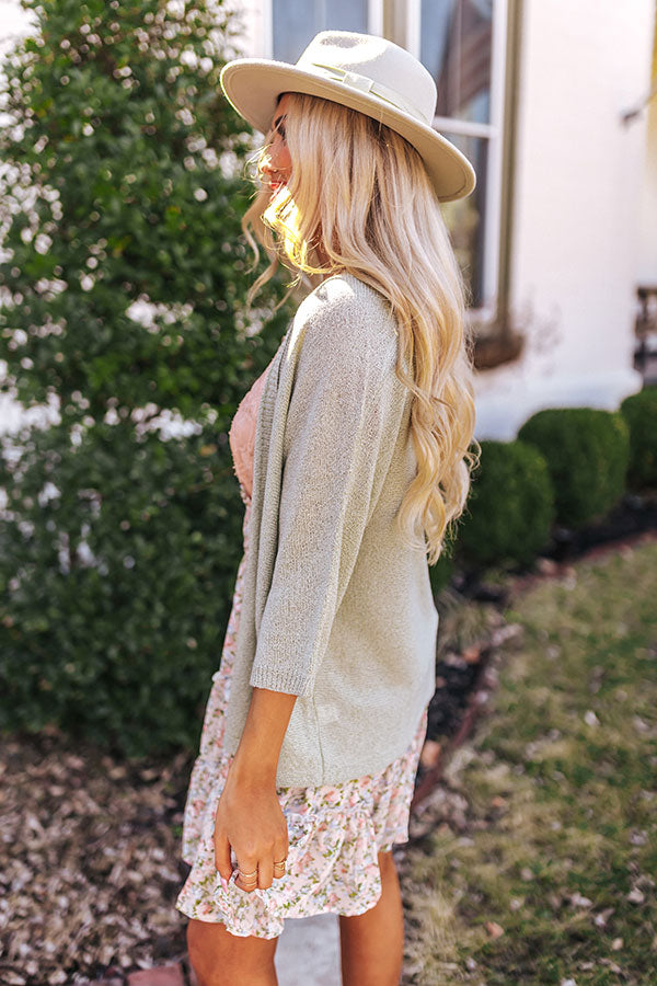 New Timezone Knit Cardigan In Pear