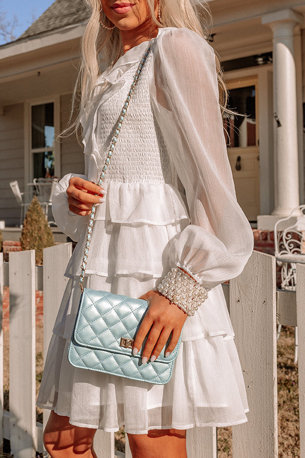 Nights By The Sea Quilted Crossbody