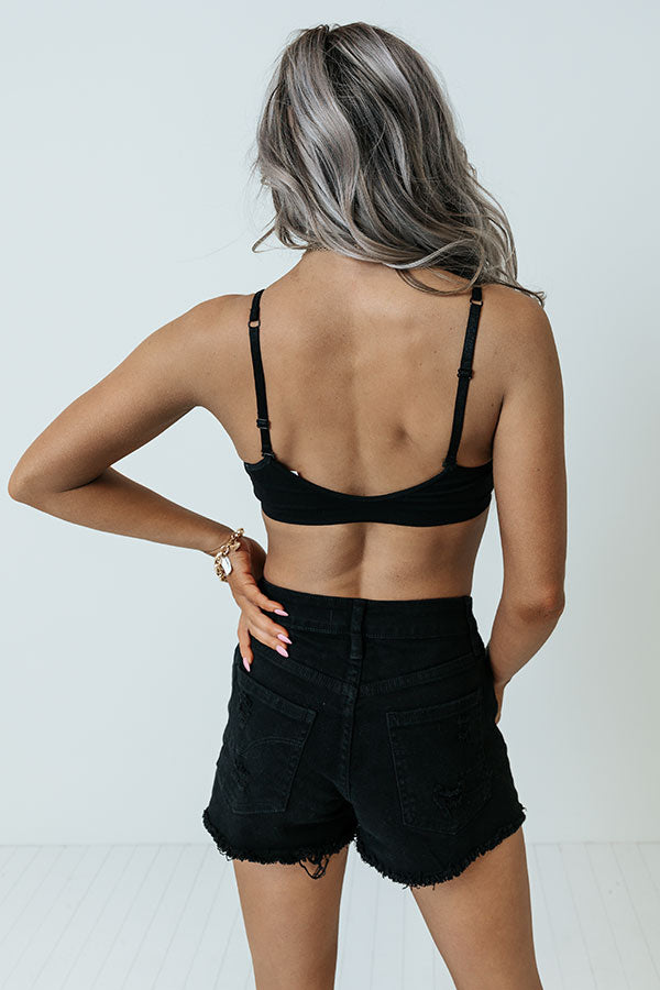 Suite Life Seamless Bralette In Black