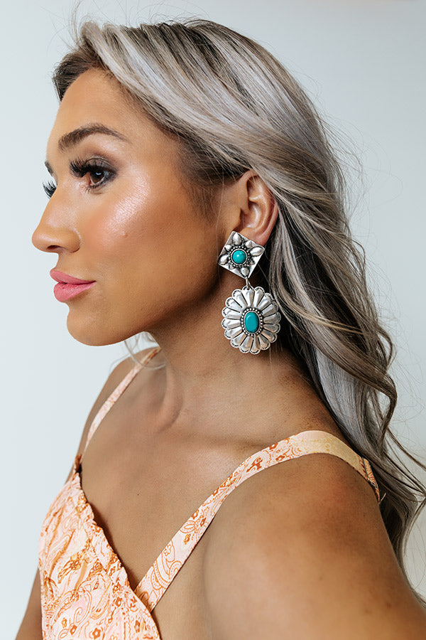 Desert Blooms Concho Earrings