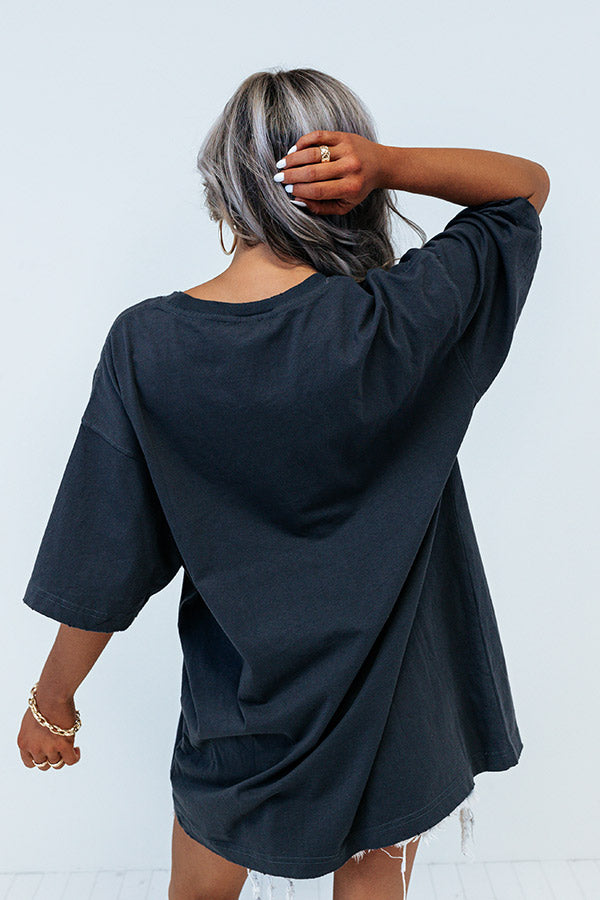 Howdy Star Vintage Graphic Oversized Tee Image - 1