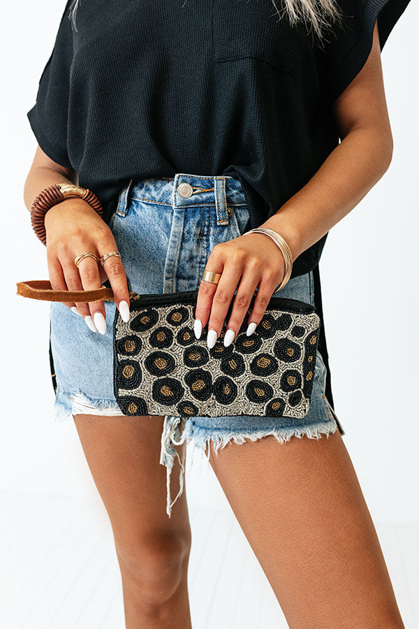 Free To Be Fabulous Beaded Clutch