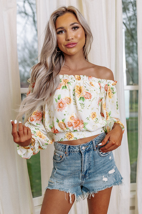 Spring Into Action Floral Top