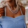 Favoring Florida Layered Necklace In Latte Image - 1
