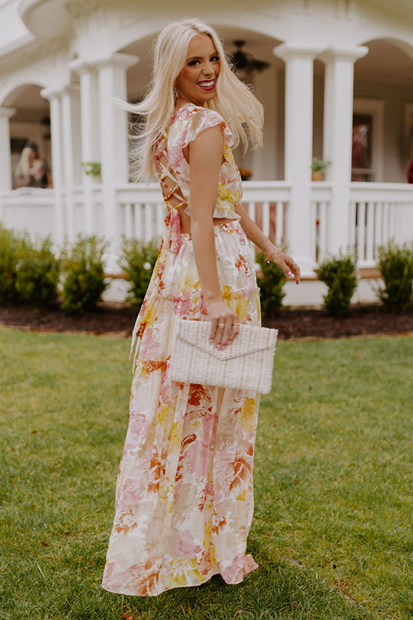 Made For Merriment Floral Cut Out Maxi Made For Merriment Floral Cut Out Maxi