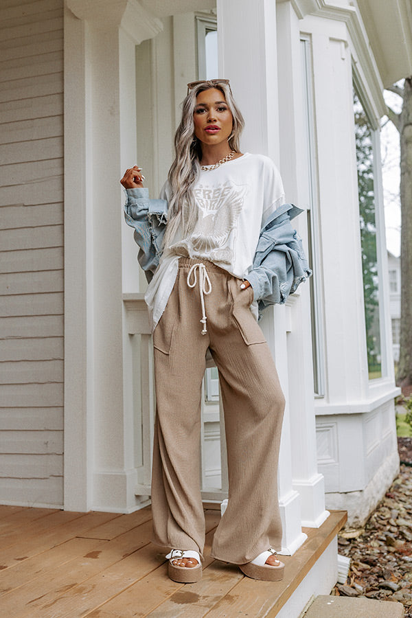Wind In My Sails High Waist Knit Pants