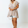 Garden Gorgeous Babydoll Top In Ivory Curves Image - 1