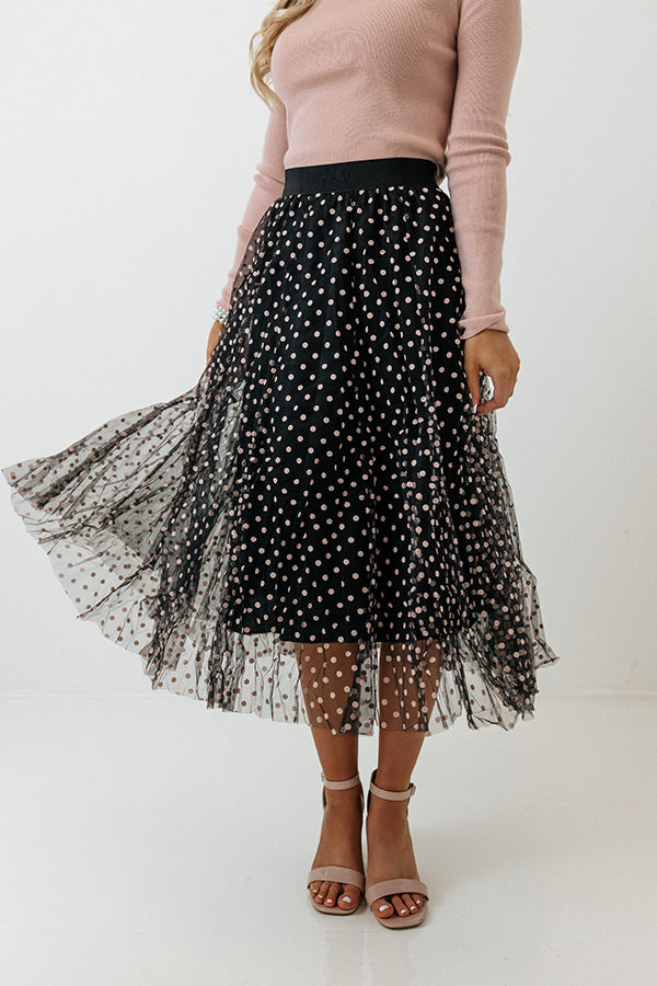 True Love And Tulle Polka Dot Skirt