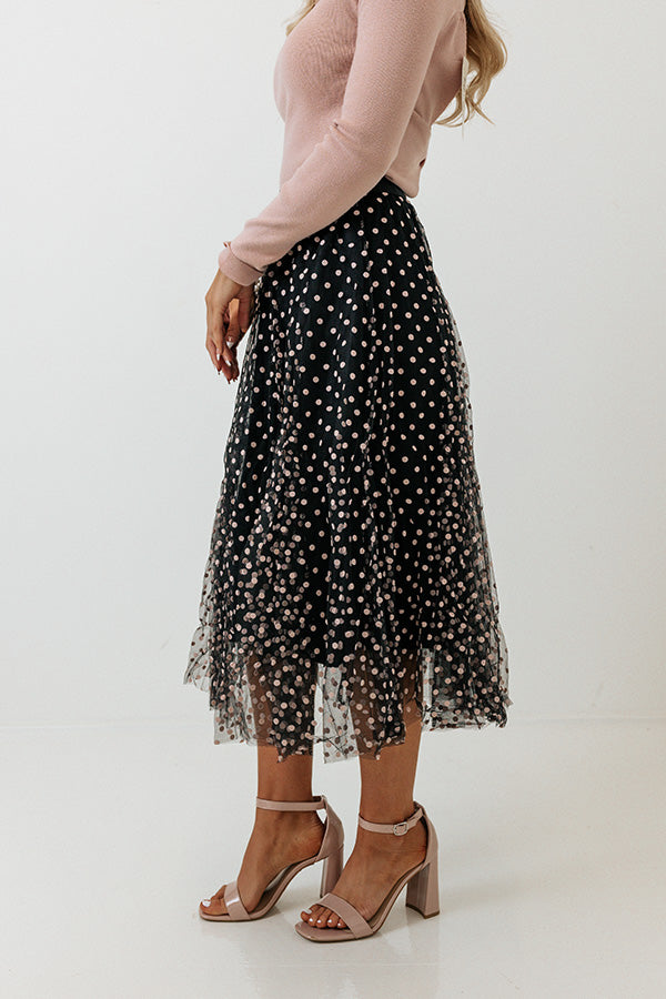 True Love And Tulle Polka Dot Skirt