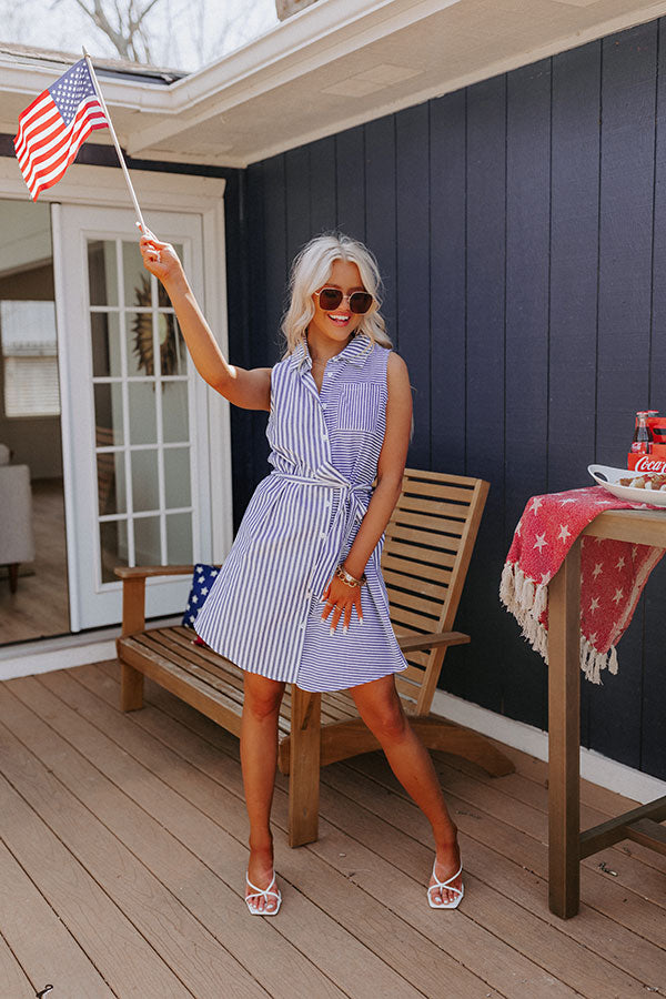 Hear The Waves Stripe Dress