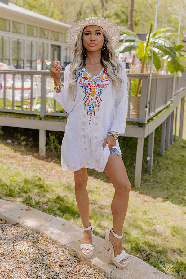 Patio Preferred Embroidered Tunic