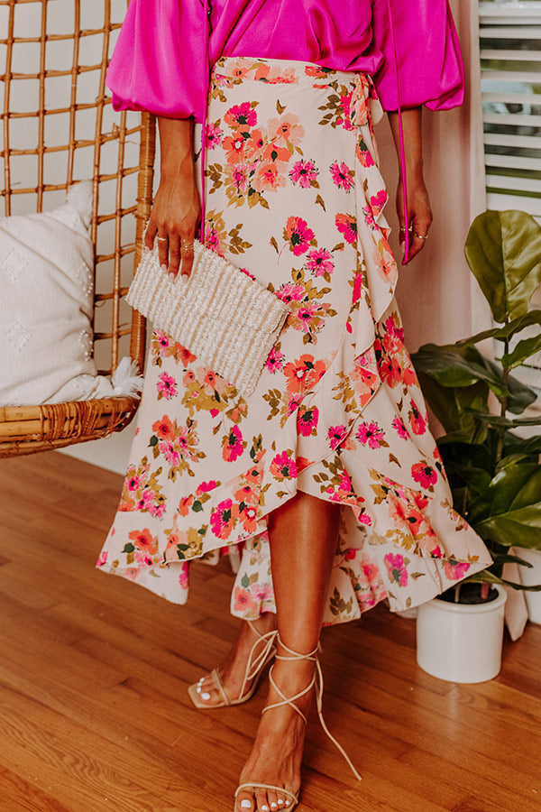 Floral Paradise Wrap Skirt