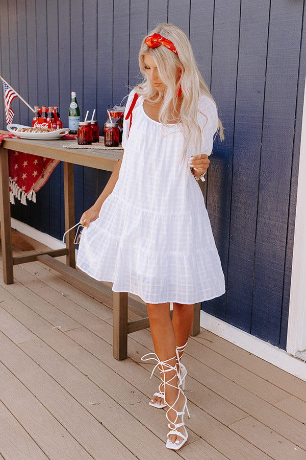 Staying In Capri Shift Dress