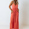 Saturday Strolling Maxi In Coral Image - 1