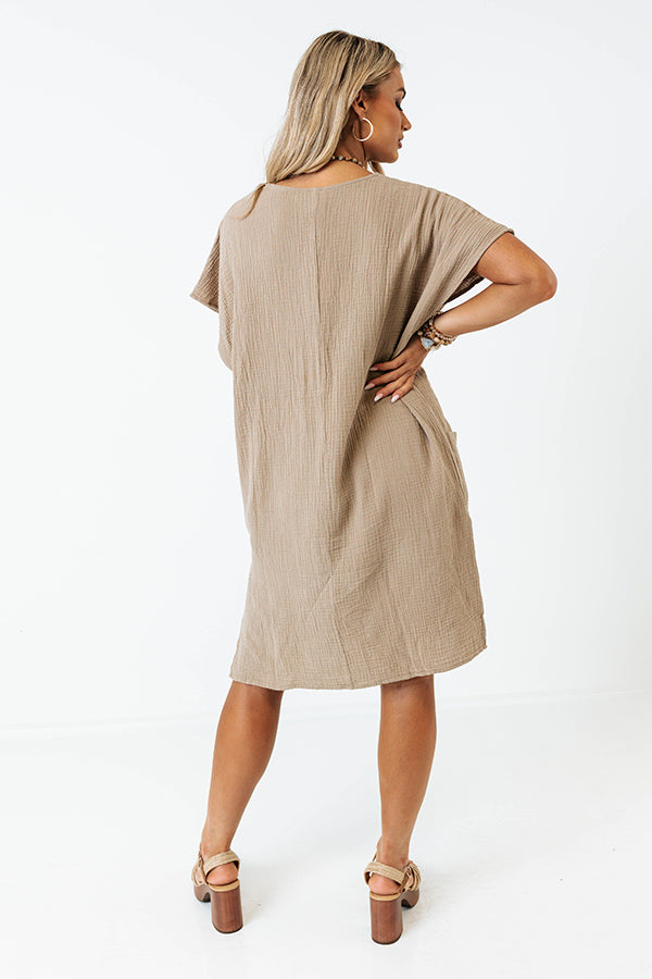 Taupe Shift Dresses