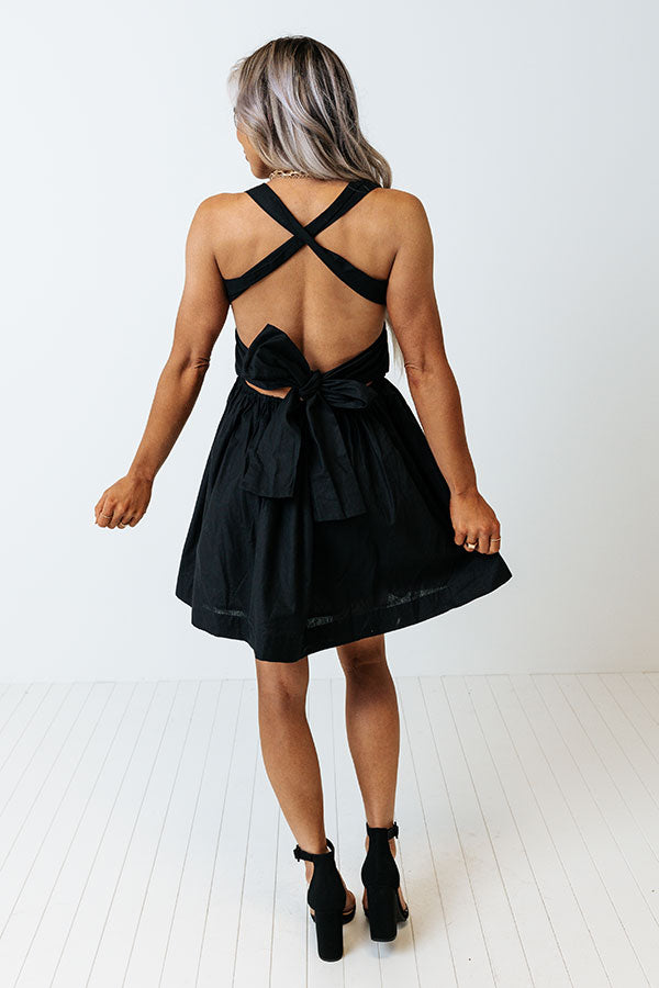 All The Allure Smocked Dress In Black All The Allure Smocked Dress In Black