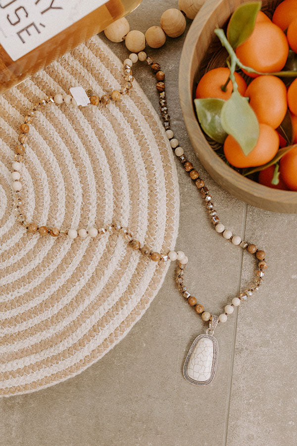 Under The Western Sky Semi Precious Necklace