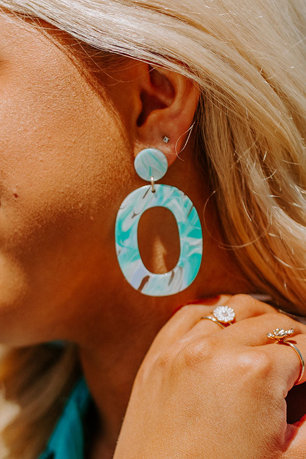 Believe The Dream Earrings In Turquoise