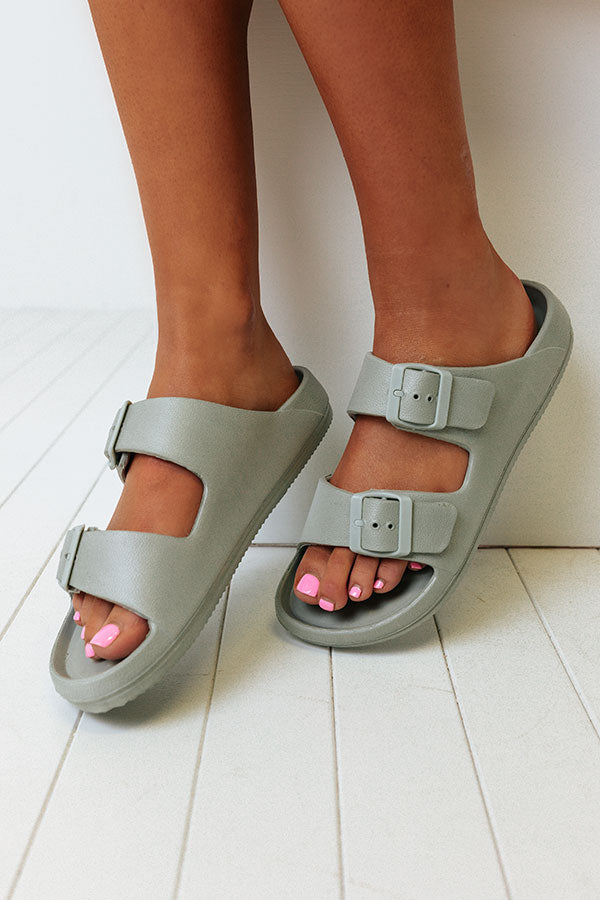 The Sunny Sandal in Sage