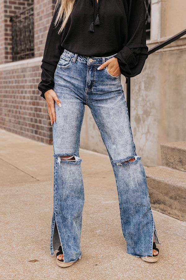 Risen The Utah High Waist Straight Leg Jean