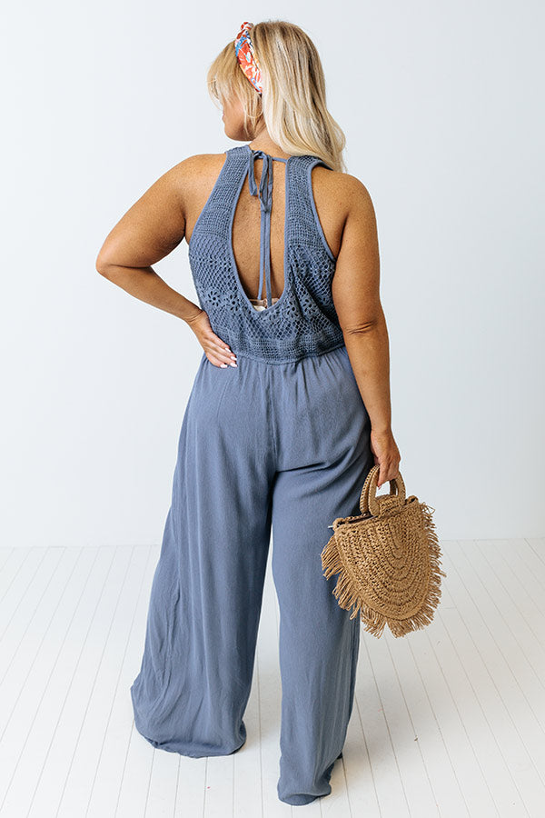 Sunnie Blue Jumpsuit  Blue jumpsuits, Jumpsuit, How to wear