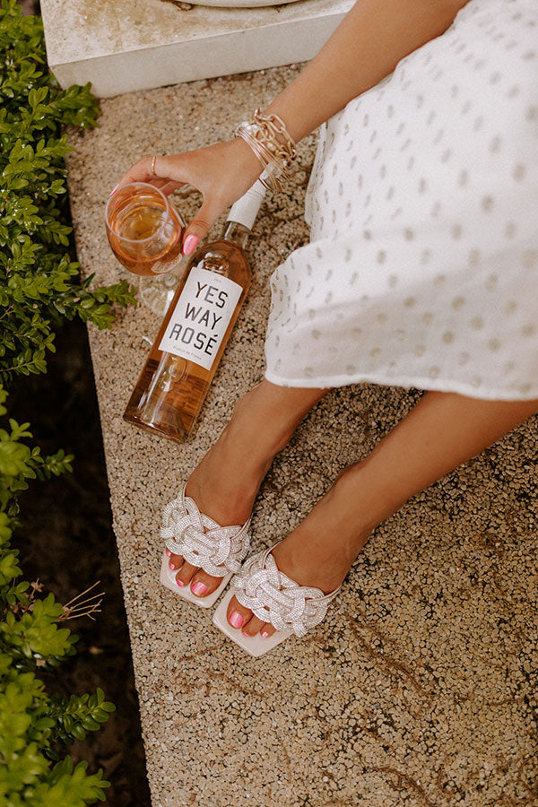 The Monika Rhinestone Sandal