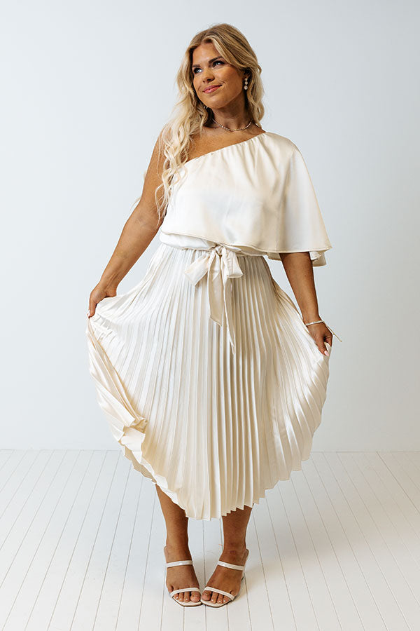 Chic And Exquisite Satin Midi In Champagne Curves Impressions Online Boutique Chic And Exquisite Satin Midi In Champagne Curves Impressions Online Boutique