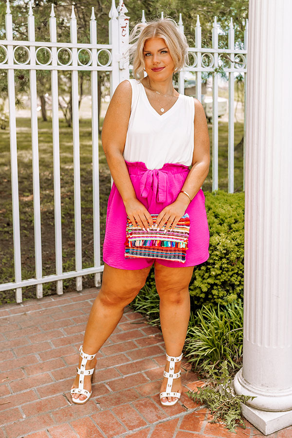 Friends For Life Shift Tank In Cream Curves
