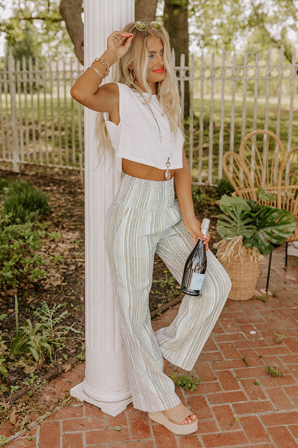 Beyond The Pier Stripe Pants